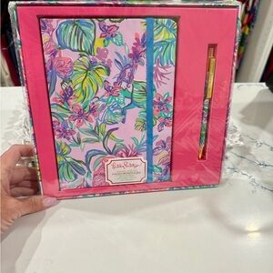 Lilly Pulitzer Colorful Journal with Pen NWT